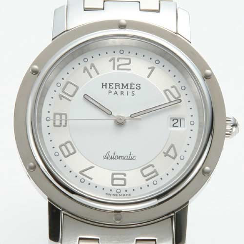 HERMES エルメス レプリカ クリッパー CL1.810.130/3792 オートマチック ホワイト メンズ